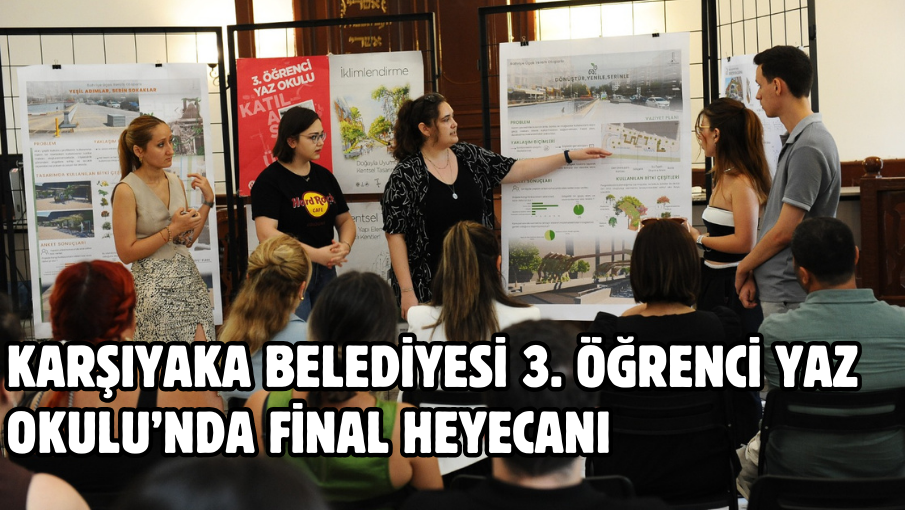 Karşıyaka Belediyesi 3. Öğrenci Yaz Okulu’nda final heyecanı