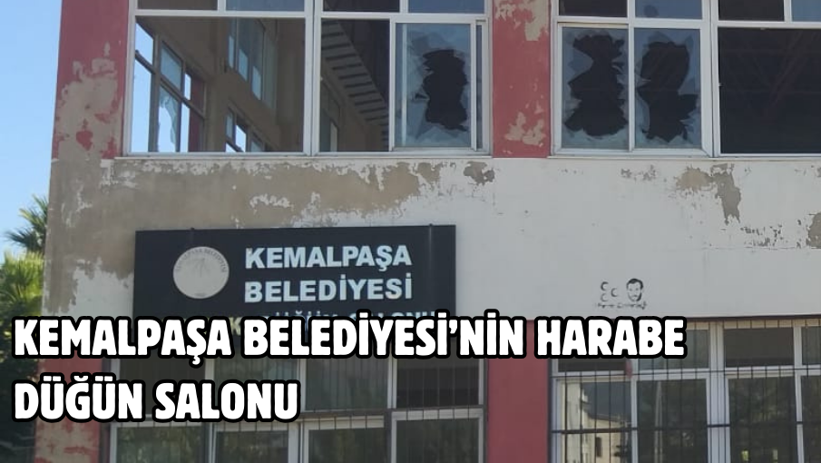 Kemalpaşa Belediyesi’nin harabe düğün salonu