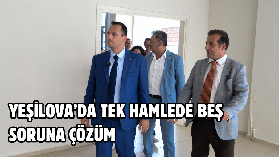 Yeşilova’da tek hamlede beş soruna çözüm