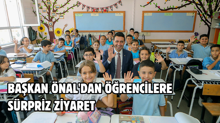 Başkan Önal’dan öğrencilere sürpriz ziyaret