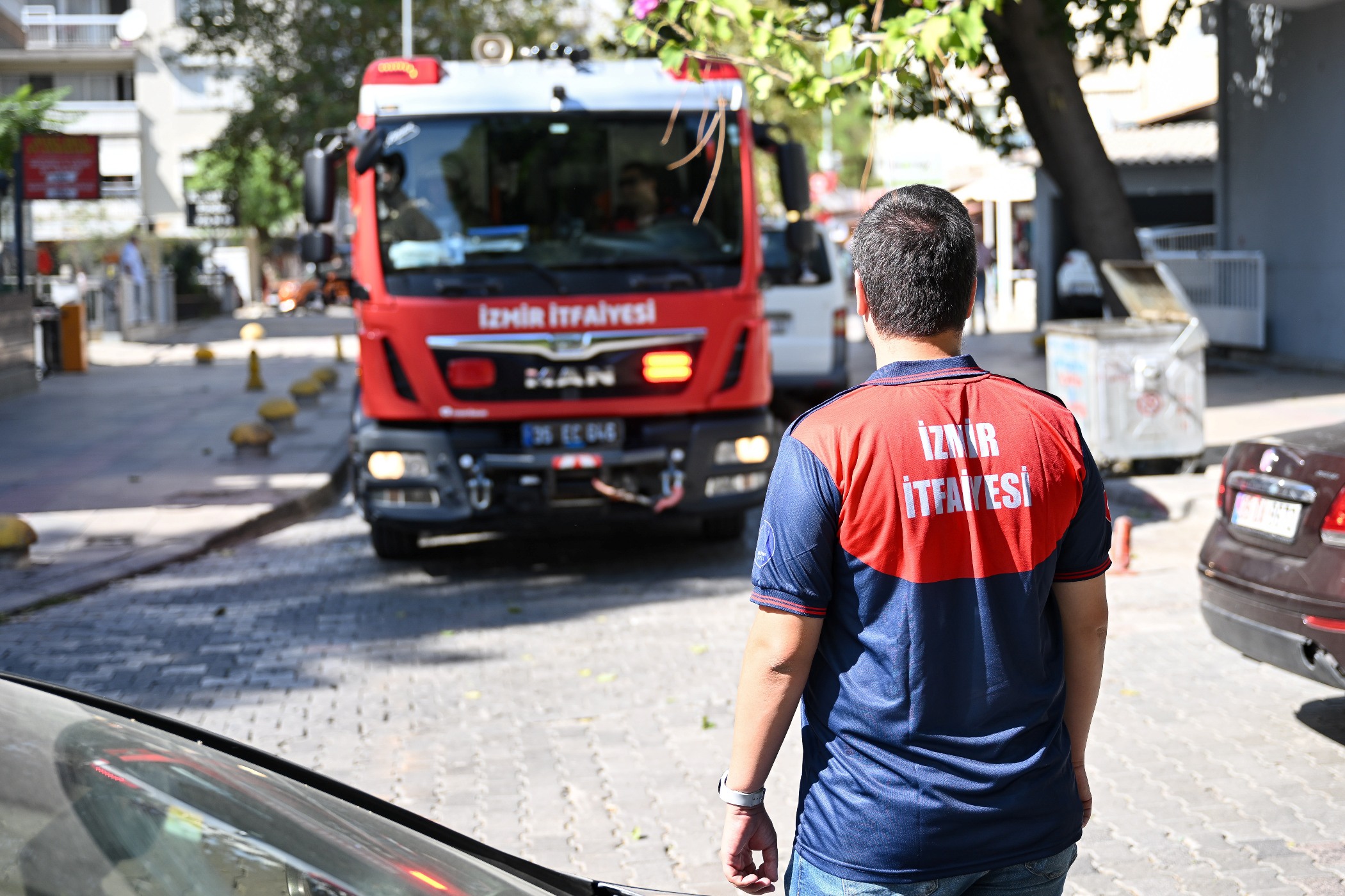 Bornova Belediyesi’nde yangın tatbikatı