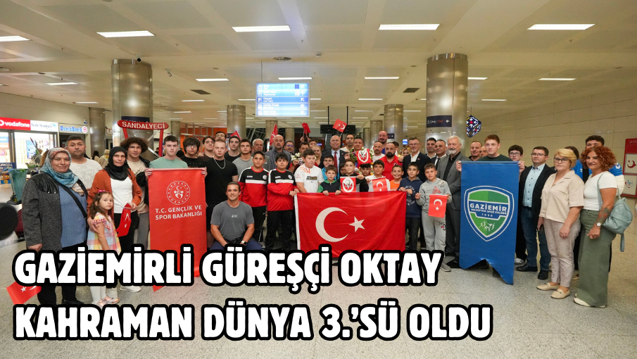 Gaziemirli güreşçi Oktay Kahraman dünya 3.’sü oldu