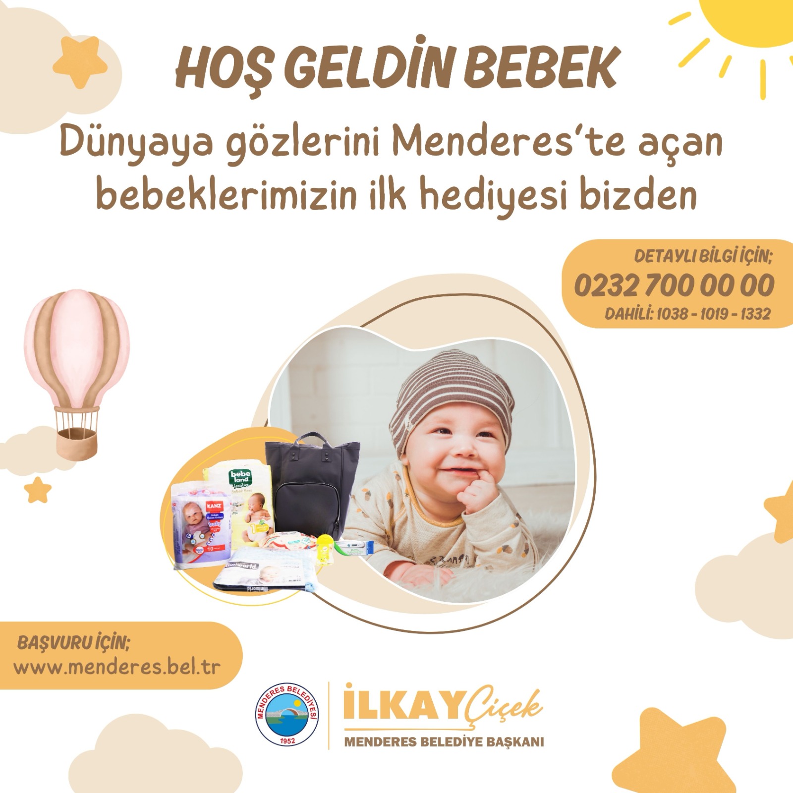 Menderes’te Hoş Geldin Bebek Uygulaması