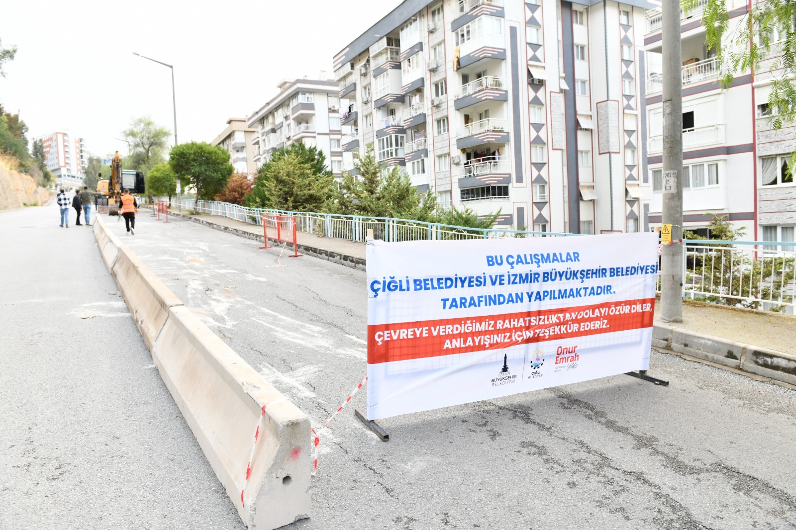 Çiğli’de Heyelan Bölgesine Hızlı Müdahale