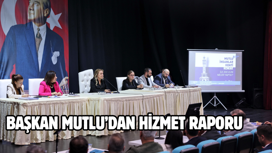 Başkan Mutlu’dan hizmet raporu