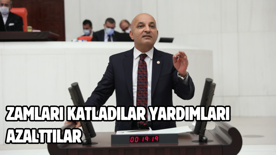 ZAMLARI KATLADILAR YARDIMLARI AZALTTILAR