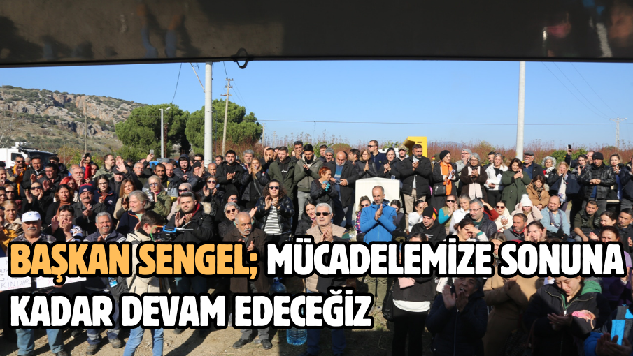 Başkan Sengel Meryem Ana Evi’nden seslendi: Mücadelemize sonuna kadar devam edeceğiz