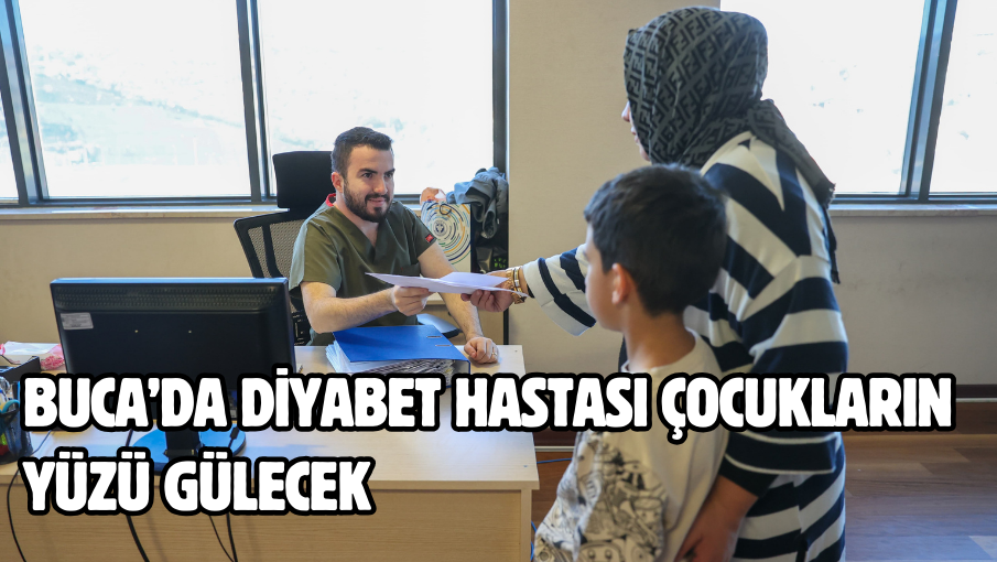 Buca’da diyabet hastası çocukların yüzü gülecek