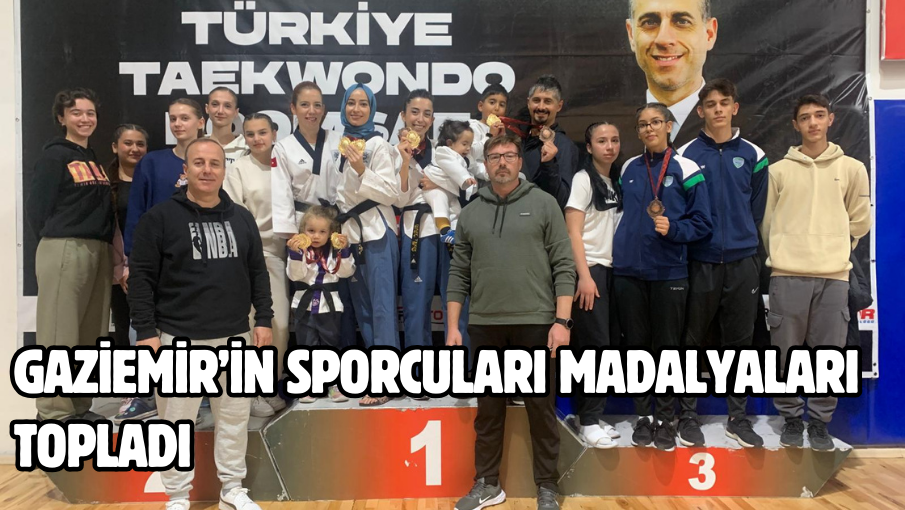 Gaziemir’in sporcuları madalyaları topladı