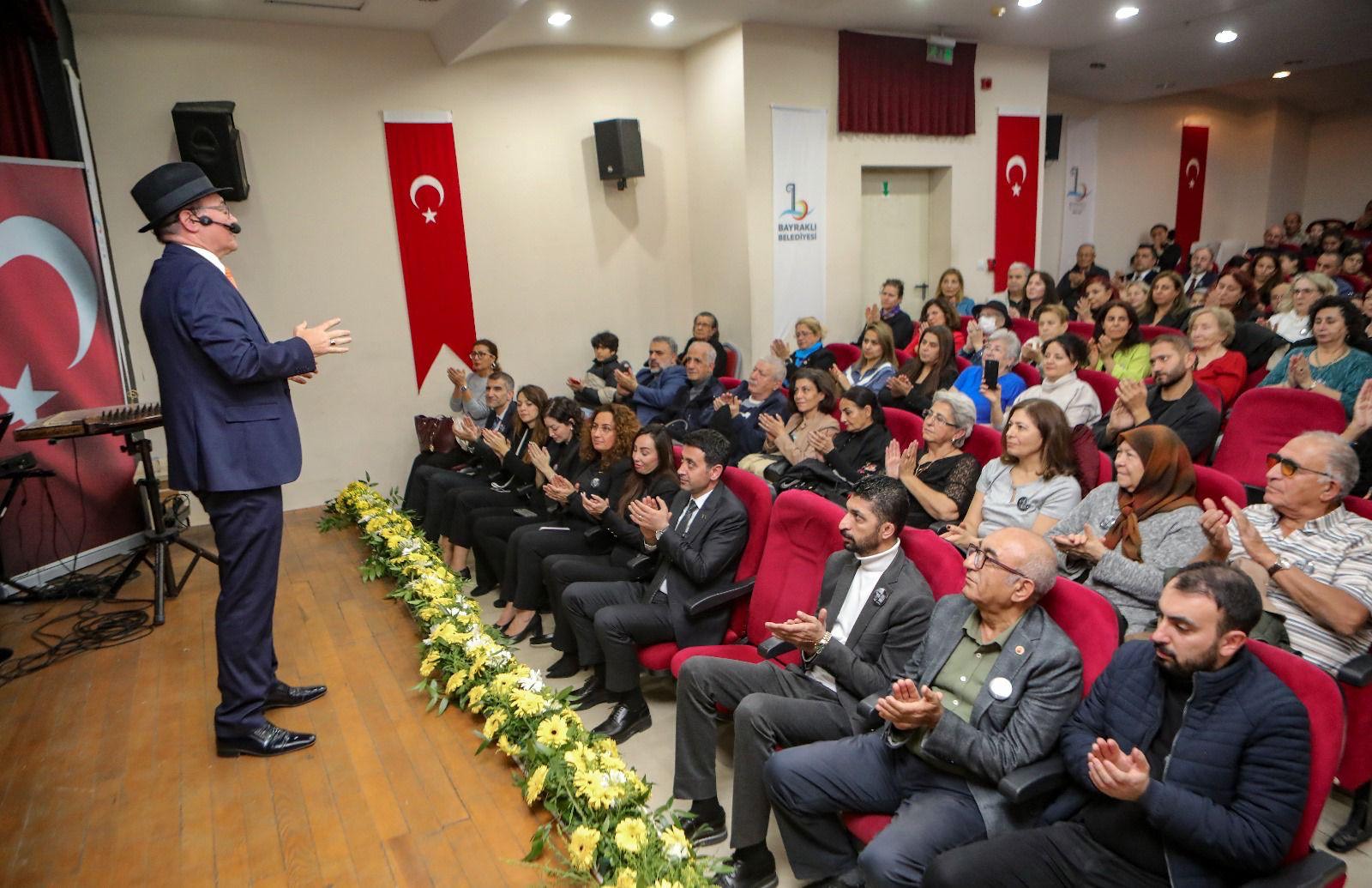 Bayraklı’da Atatürk saygıyla anıldı