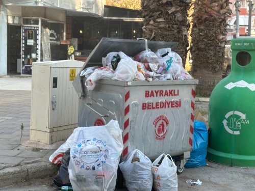 Bayraklı’nın çöp dağları