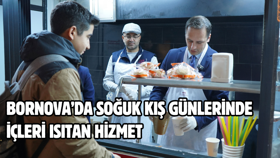 Bornova’da soğuk kış günlerinde içleri ısıtan hizmet