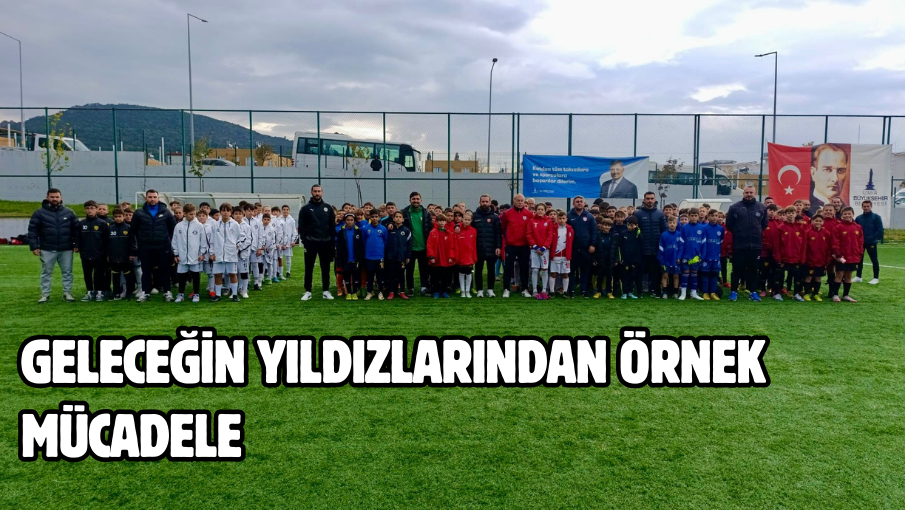 Geleceğin yıldızlarından örnek mücadele