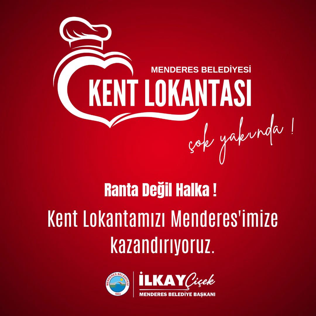 Menderes Belediyesi Kent Lokantasını İlçeye Kazandıracak