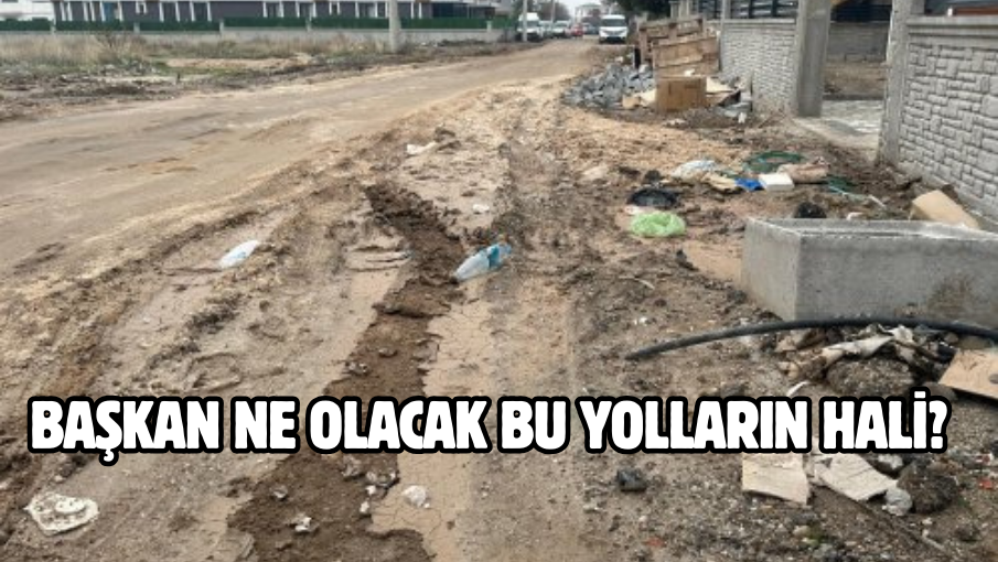 Başkan ne olacak bu yolların hali?