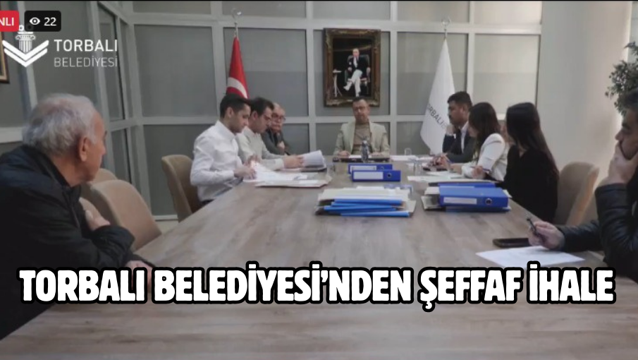 Torbalı Belediyesi’nden şeffaf ihale