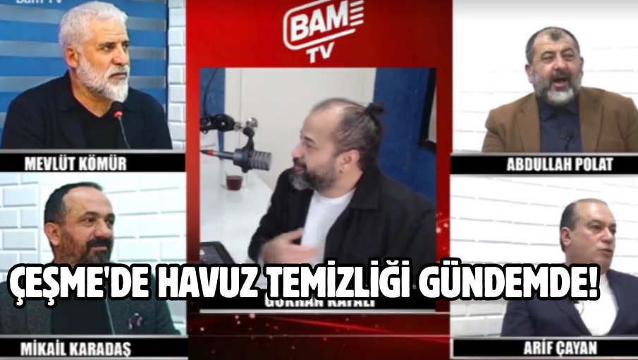 Çeşme’de havuz temizliği gündemde!