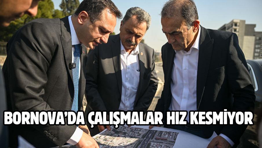 Bornova’da çalışmalar hız kesmiyor