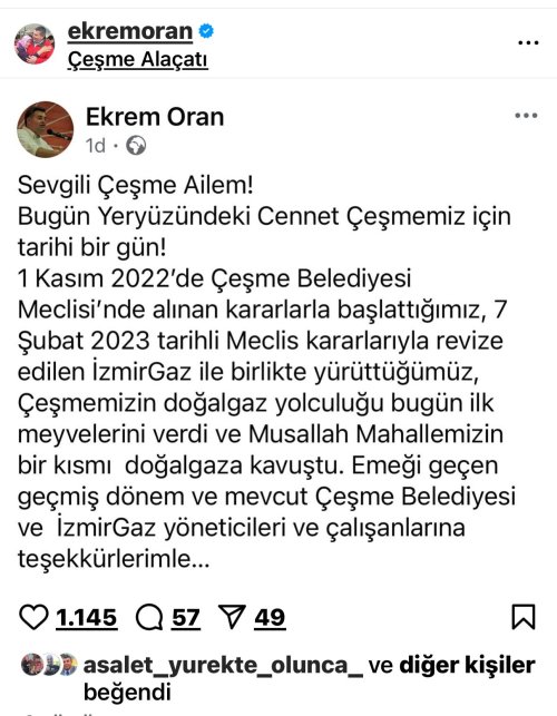 Başkan Oran yaptı! Başkan Denizli açtı!