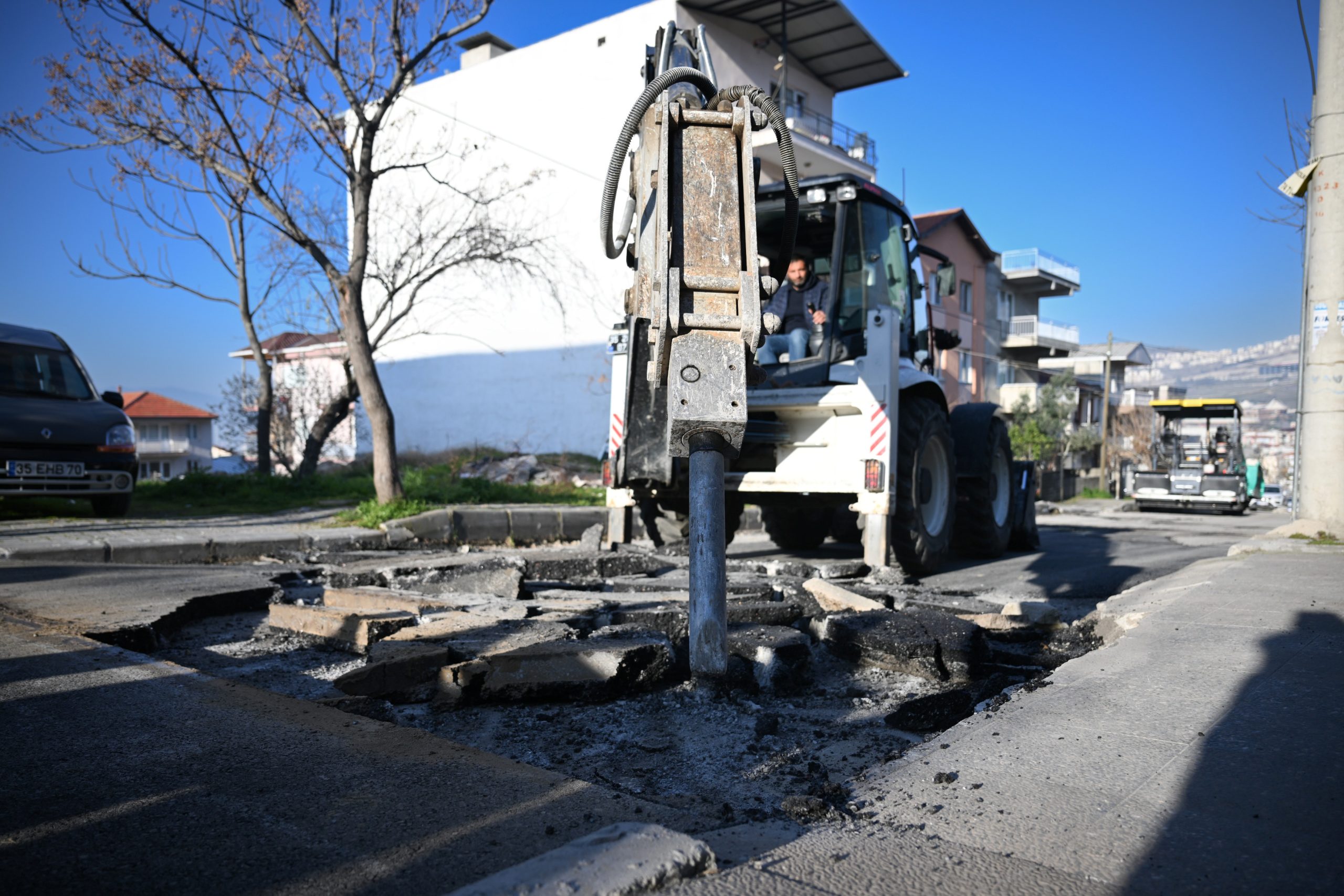 Başkan Eşki, çalışmaları yerinde inceledi