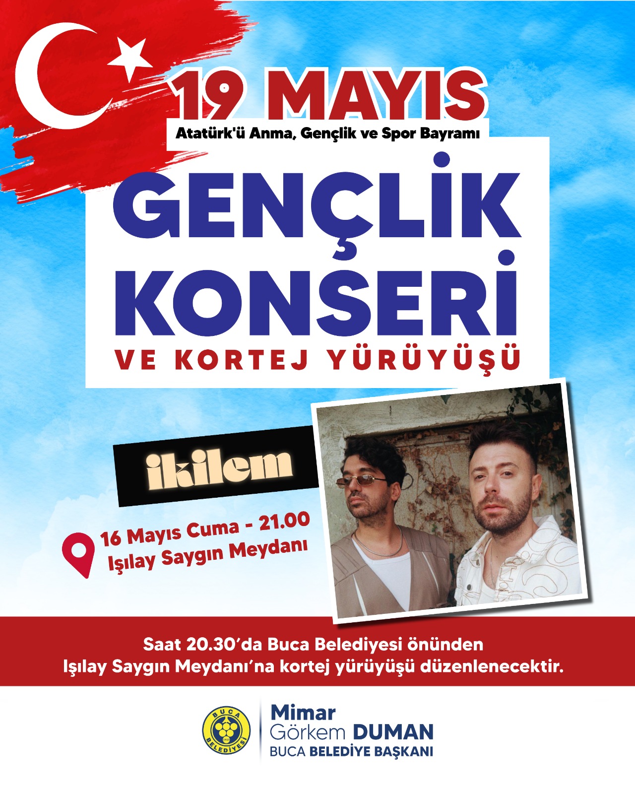 Buca’da 19 Mayıs coşkusu