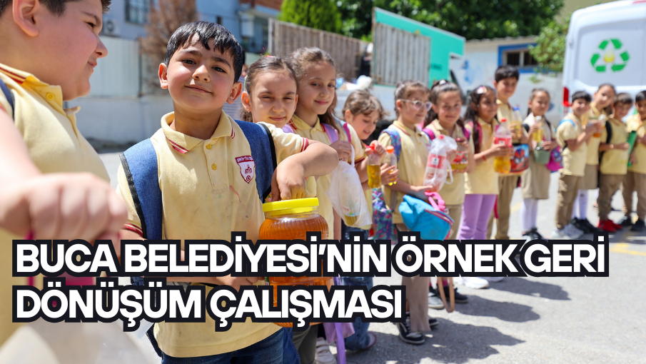 Buca Belediyesi’nin örnek geri dönüşüm çalışması