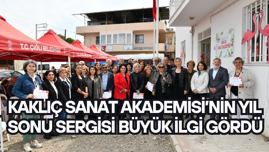 Kaklıç Sanat Akademisi’nin Yıl Sonu Sergisi Büyük İlgi Gördü