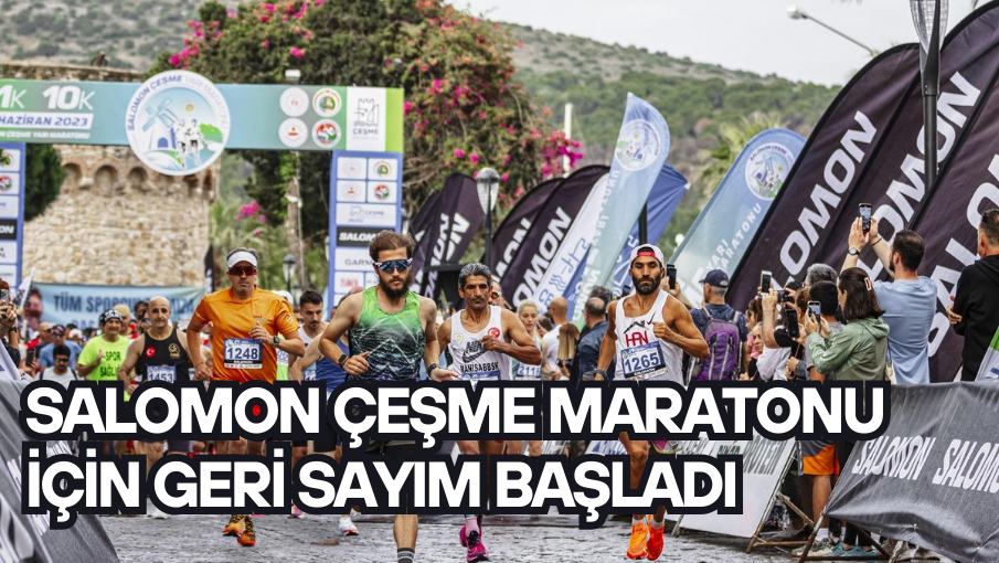 Salomon Çeşme Maratonu için geri sayım başladı