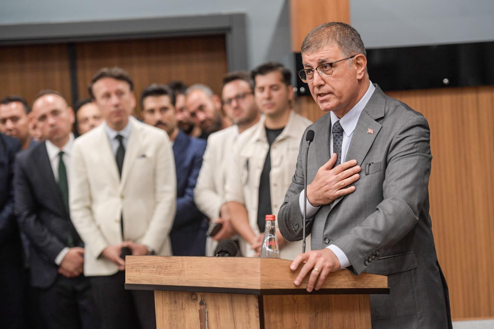 Başkan Tugay personel ile bayramlaştı