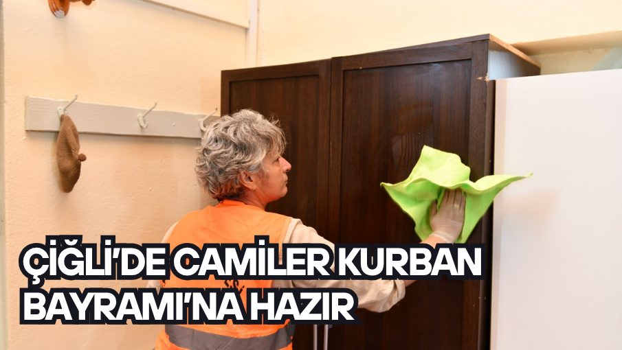 Çiğli’de Camiler Kurban Bayramı’na hazır