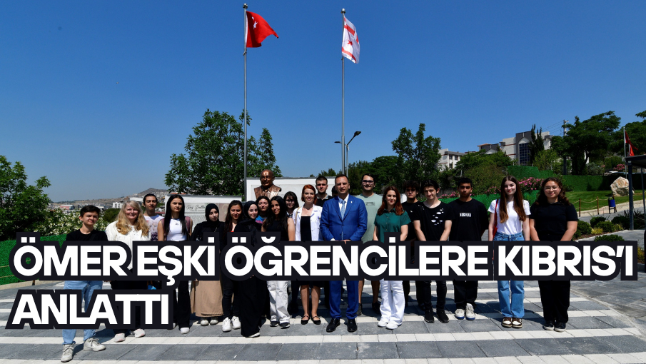 Ömer Eşki öğrencilere Kıbrıs’ı anlattı