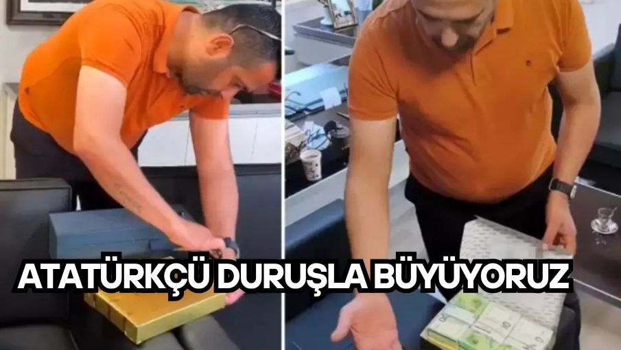 Baklava kutusundaki paraları böyle açıkladı!