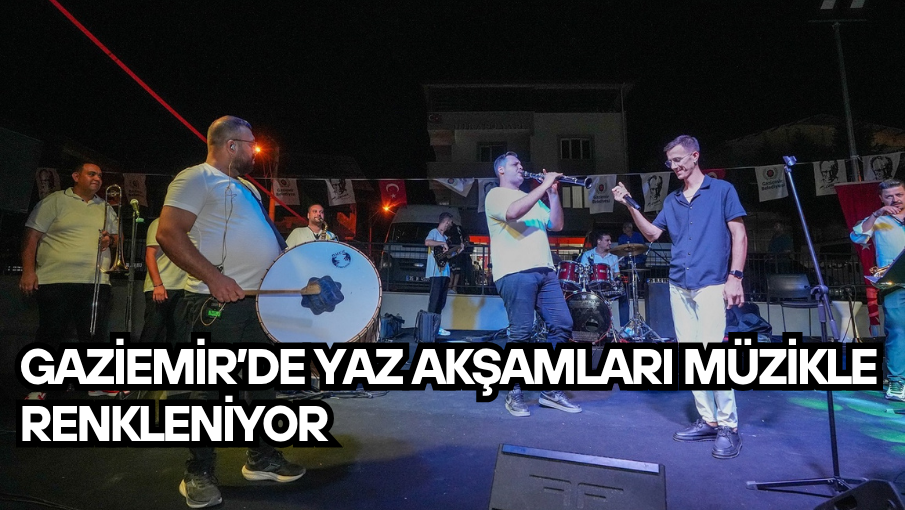 Gaziemir’de yaz akşamları müzikle renkleniyor