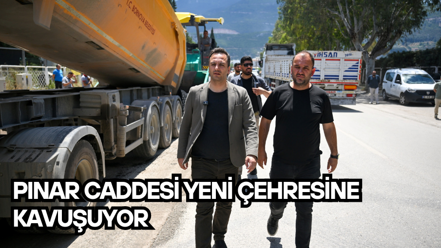 Pınar Caddesi yeni çehresine kavuşuyor