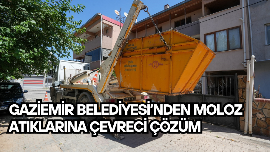 Gaziemir Belediyesi’nden moloz atıklarına çevreci çözüm