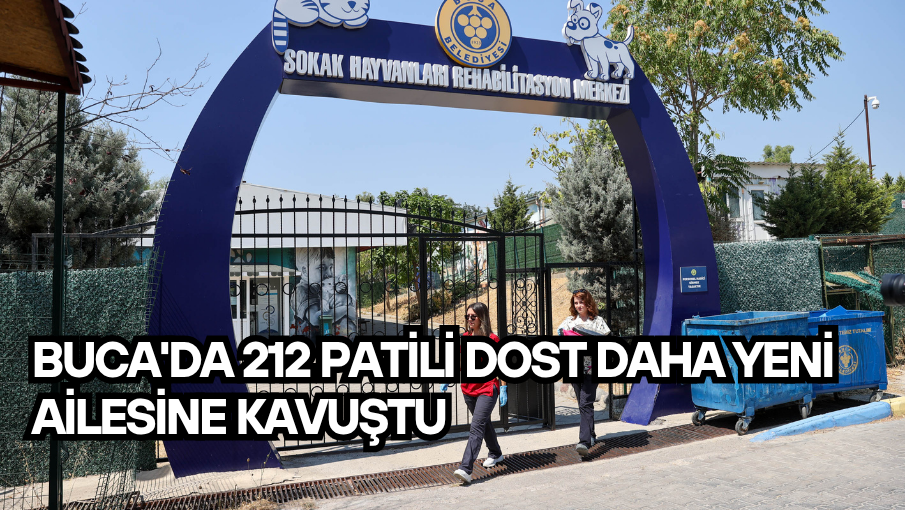 Buca’da 212 patili dost daha yeni ailesine kavuştu