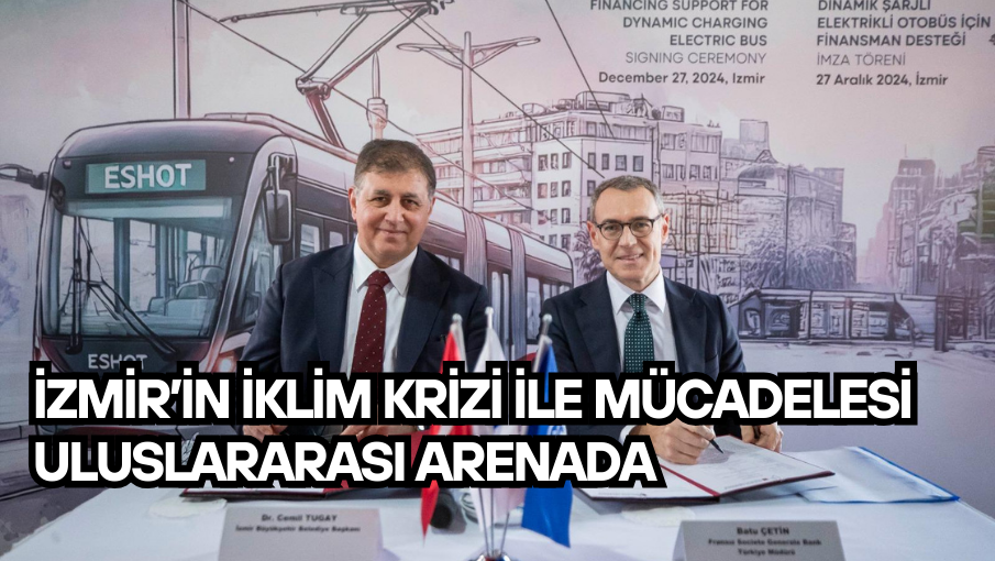 İzmir’in iklim krizi ile mücadelesi uluslararası arenada