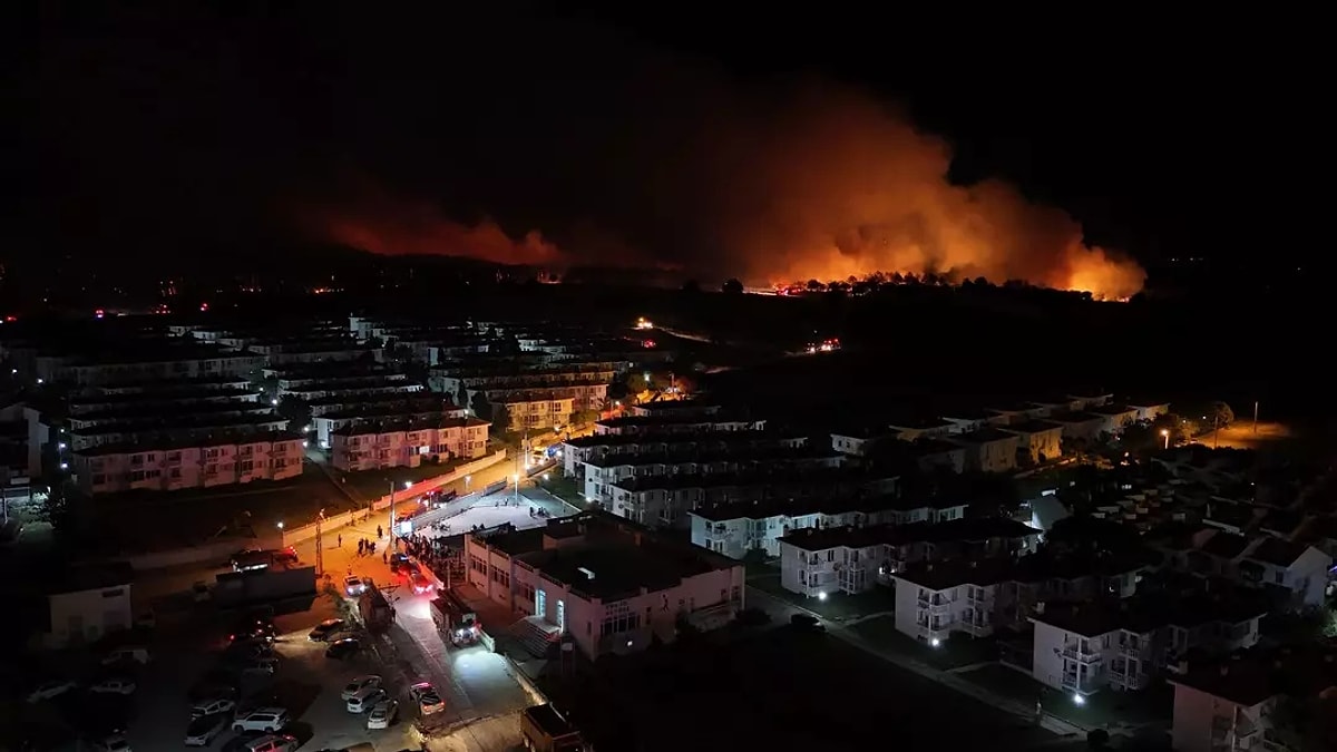 Çanakkale ve Edirne'deki Orman Yangınları Devam Ediyor