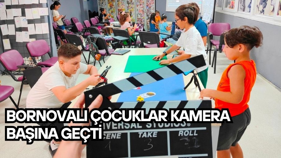 Bornovalı çocuklar kamera başına geçti