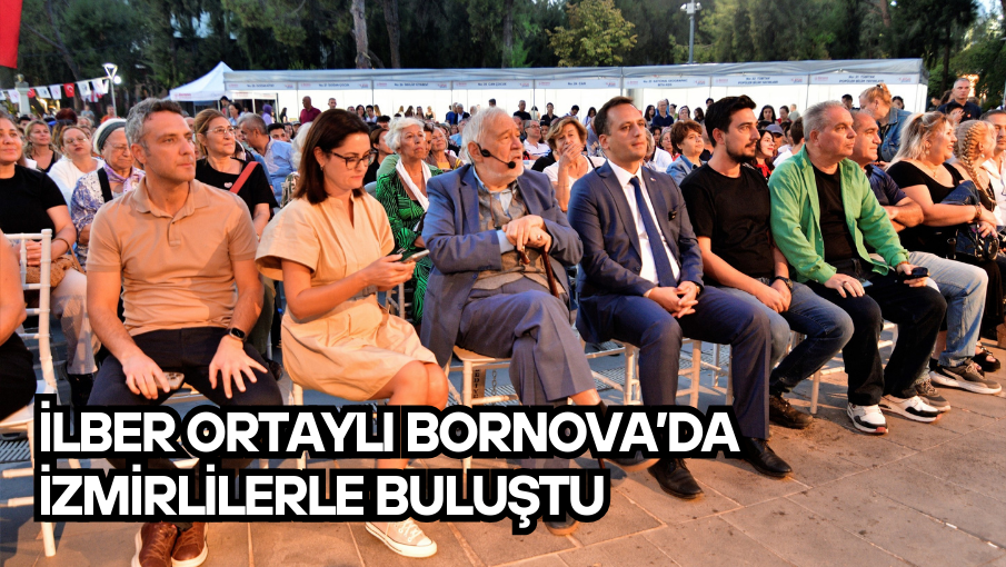 İlber Ortaylı Bornova’da İzmirlilerle buluştu