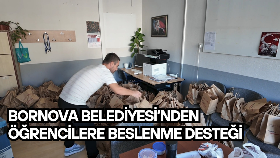 Bornova Belediyesi’nden öğrencilere beslenme desteği