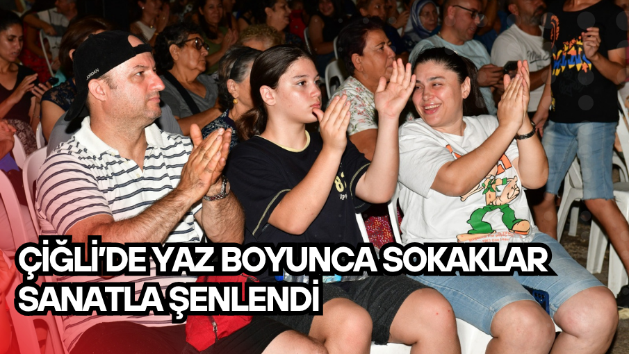 Çiğli’de yaz boyunca sokaklar sanatla şenlendi