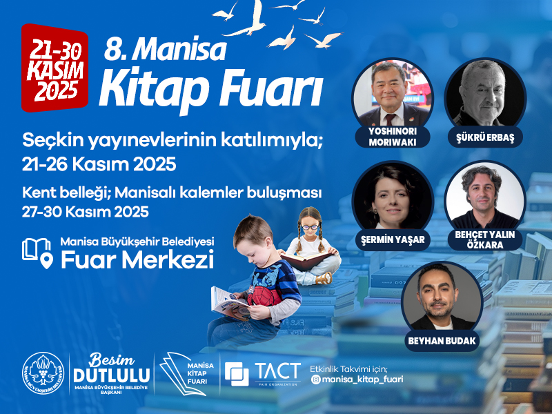 8. MANİSA KİTAP FUARI BAŞLIYOR