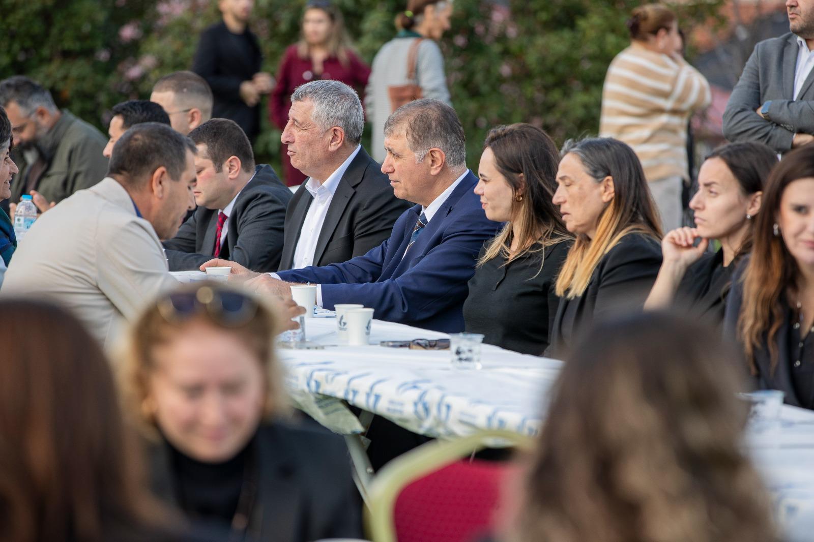 BAŞKAN TUGAY, ONUR GÜNAY’IN HAYIR YEMEĞİNE KATILDI