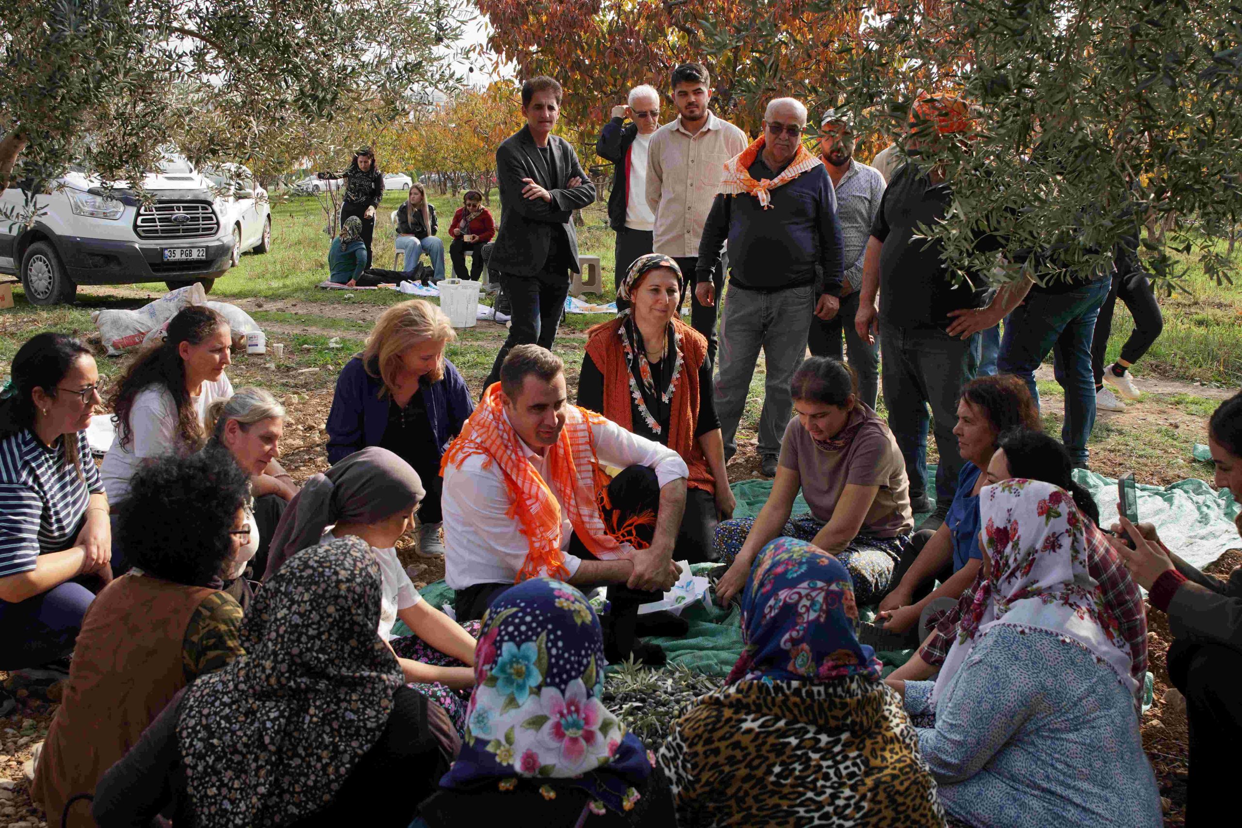 GÜÇ YILIN İLK ZEYTİN HASADINA KATILDI GÜÇ YILIN İLK ZEYTİN HASADINA KATILDI