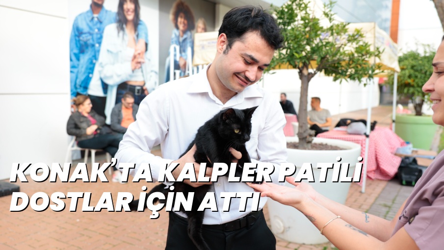 KONAK’TA KALPLER PATİLİ DOSTLAR İÇİN ATTI