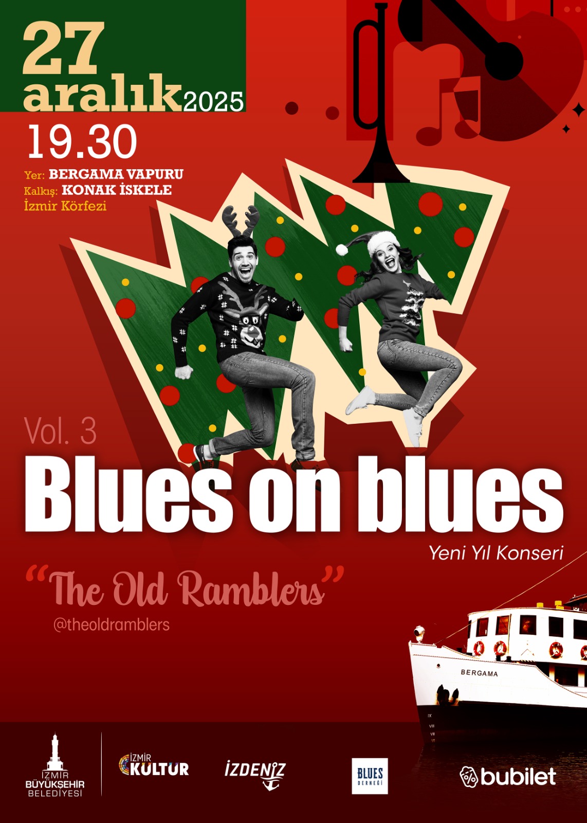 YENİ YIL &Ouml;NCESİ K&Ouml;RFEZ&rsquo;DE BLUES GECESİ