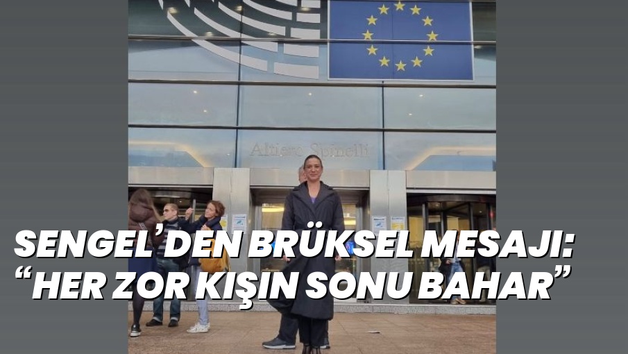 SENGEL’DEN BRÜKSEL MESAJI: “HER ZOR KIŞIN SONU BAHAR”