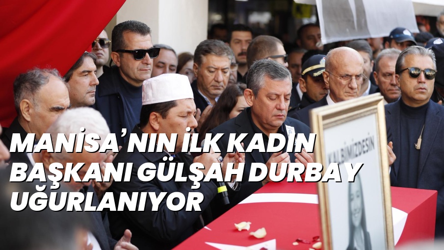 MANİSA’NIN İLK KADIN BAŞKANI GÜLŞAH DURBAY UĞURLANIYOR